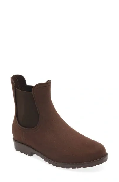 Wet Knot Sloane Waterproof Chelsea Boot In Mocha