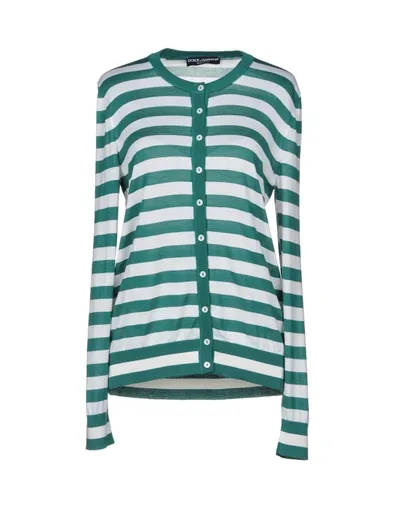 Dolce & Gabbana Cardigans In Green