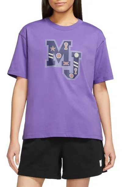 Jordan Women's  Graphic Girlfriend T-shirt In Purple