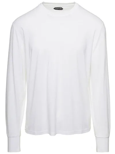 Tom Ford Lyocell Girocollo ml In White