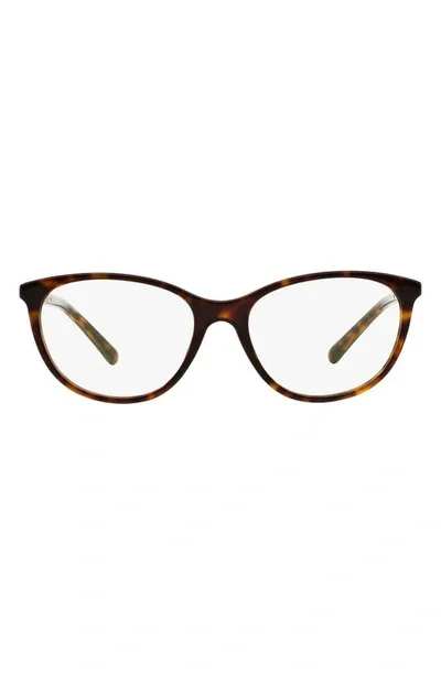 Burberry 52mm Square Optical Glasses In Dark Havana