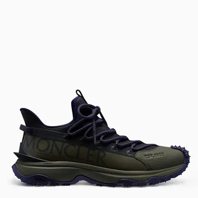 Moncler Khaki Trailgrip Lite 2 Sneakers In Multicolor