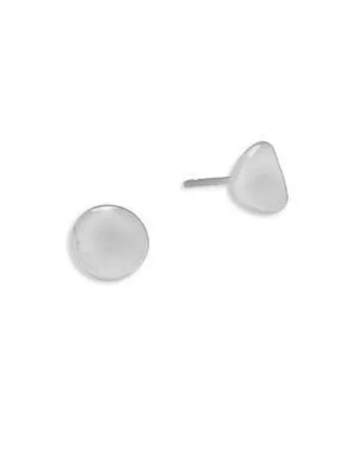 Saks Fifth Avenue Women's 14k White Gold Disc Stud Earrings