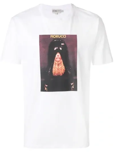 Fiorucci Photographic-print Logo T-shirt In White