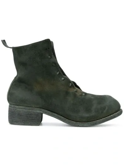 Guidi Ankle Boots In Green