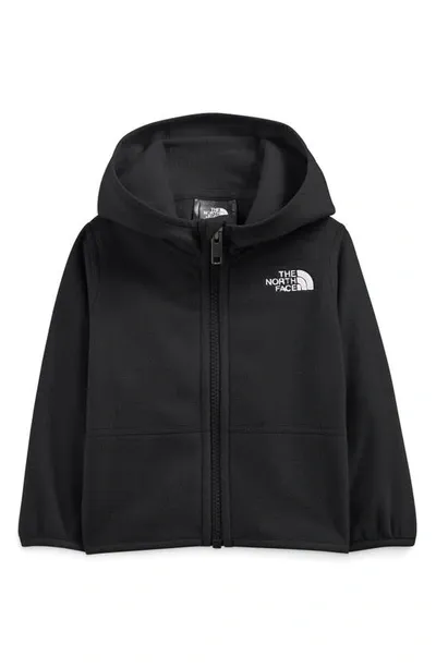 The North Face Babies' Glacier Zip-up Hoodie In Black