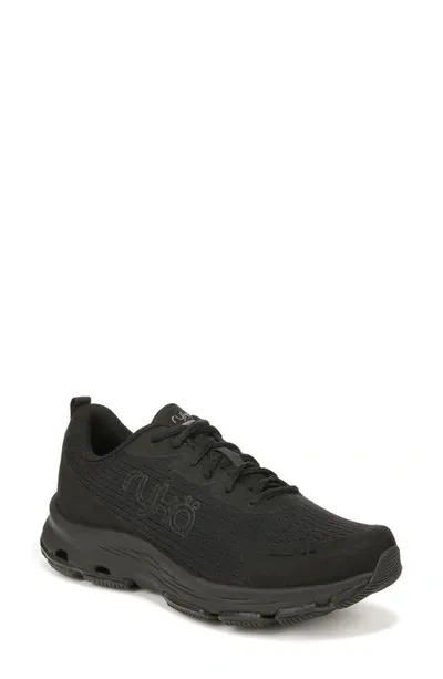 Ryka Devotion Ls Walking Sneaker In Black