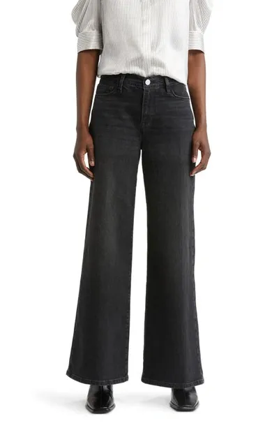 Frame Le Slim Palazzo Wide Leg Jeans In Hutchinson