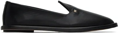 Max Mara Black Leen Loafers