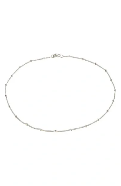 Made By Mary Satellite Chain Necklace In Silver