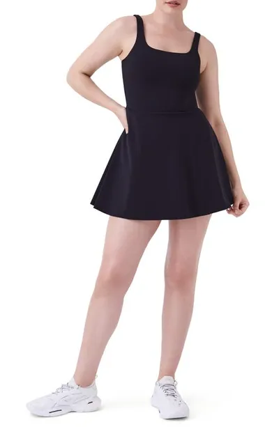 Spanx Tank Minidress In Very Black