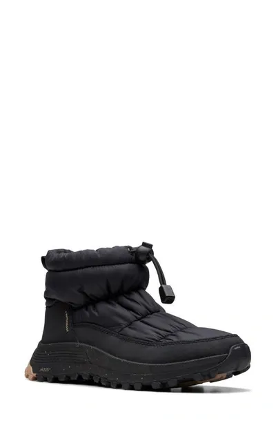 Clarks Atl Trek Ice Waterproof Boot In Black Combi