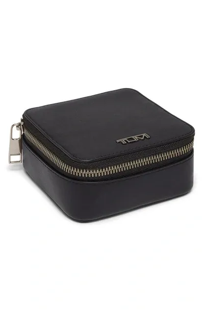 Tumi Leather Jewelry Case In Black