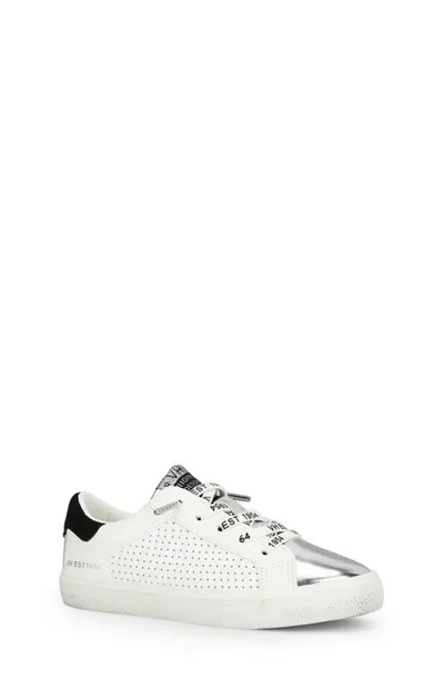 Vintage Havana Kids' Ronda Sneaker In White/black Perf Multi