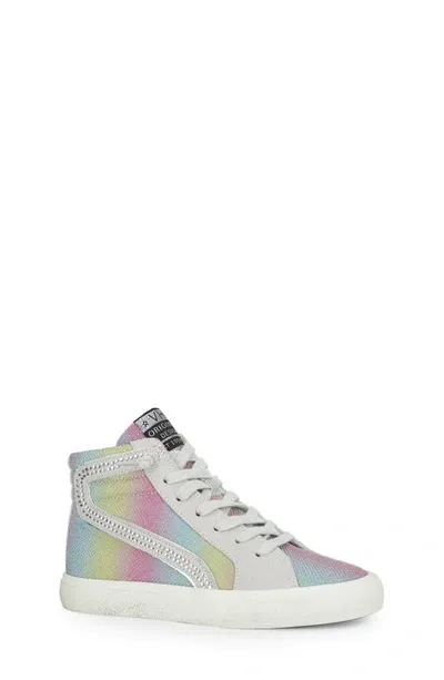 Vintage Havana Kids' Tai Rhinestone Rainbow Sneaker In Radiant/glitter Multi