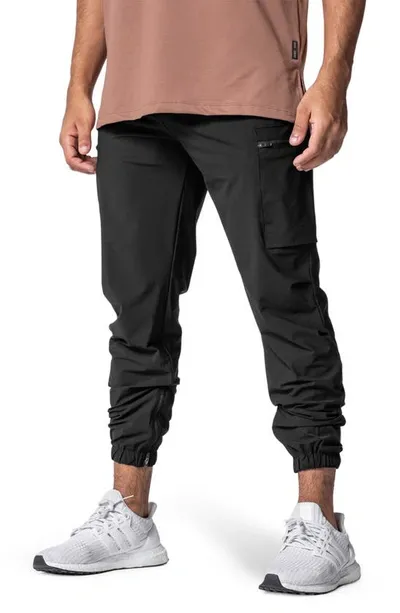 Asrv Tetra-lite™ Water Repellent Zip Track Pants In Black