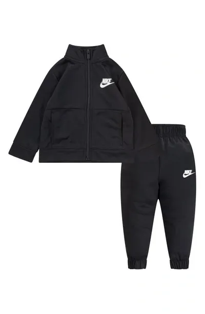 Nike Babies' Logo Track Jacket & Joggers Set In Black