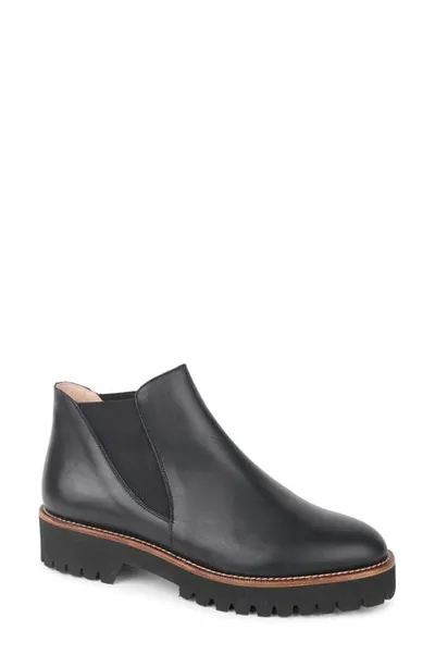 Patricia Green Randall Lug Sole Chelsea Boot In Black