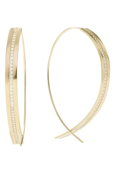 Lana Vanity Diamond Hoop Earrings In Yg