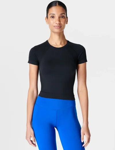 Sweaty Betty Athlete Crop Seamless Gym T-shirt