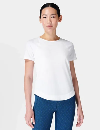 Sweaty Betty Breathe Easy Running T-shirt In White