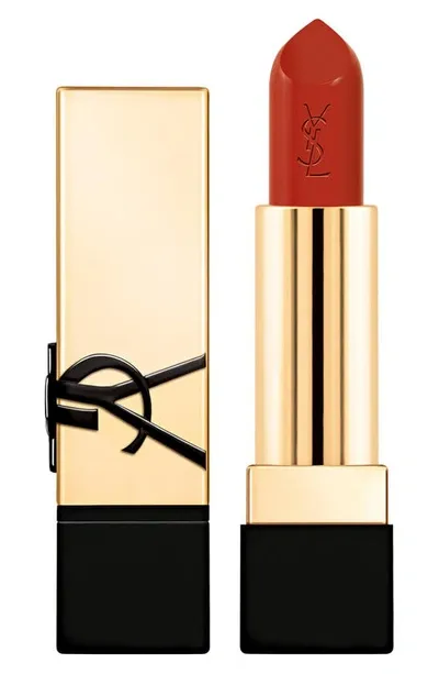 Saint Laurent Rouge Pur Couture Caring Satin Lipstick With Ceramides In 26