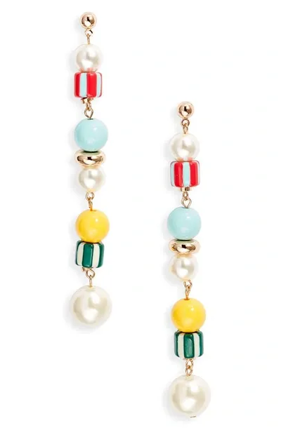 Roxanne Assoulin Pearlpourri Drop Earrings In Gold