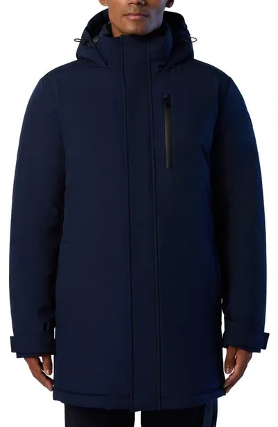 North Sails Varberg Water Resistant Hooded Parka In Navy Blue