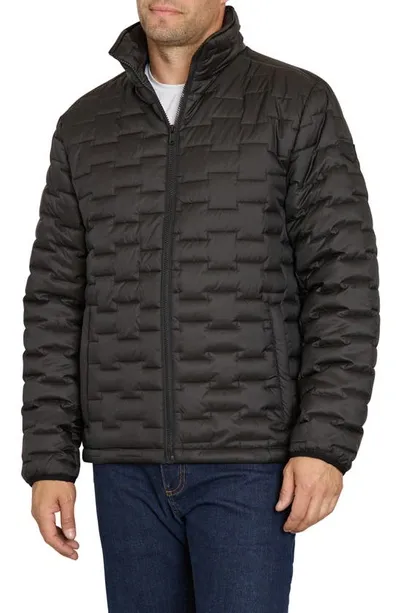 Sam Edelman Brick Quilted Puffer Jacket In Black