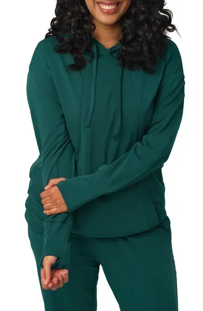 Kindred Bravely Relaxed Fit Nursing Hoodie In Evergreen