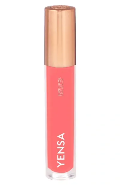 Yensa Luxe Lip Oil In Crush It Coral