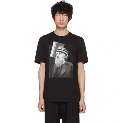 Neil Barrett T-shirt Mit Foto-print In Black