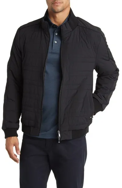 Robert Barakett Linmore Quilted Jacket In Black