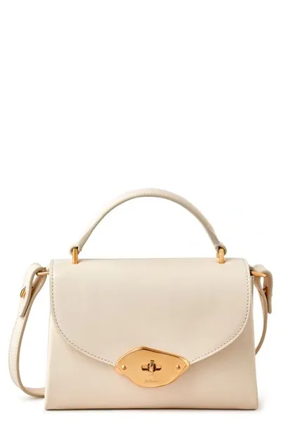 Mulberry Small Lana Top Handle Crossbody Bag In Eggshell