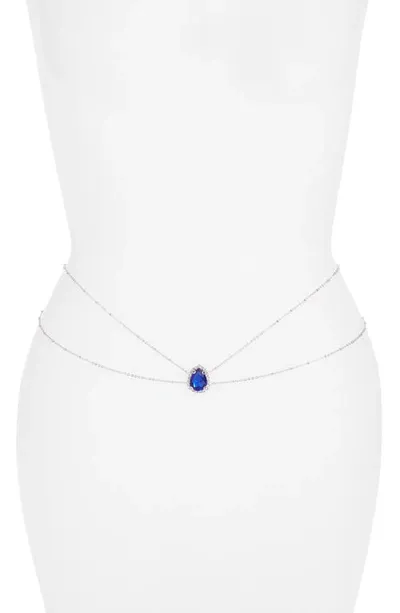 Vidakush Heart Of The Ocean Belly Chain In Blue