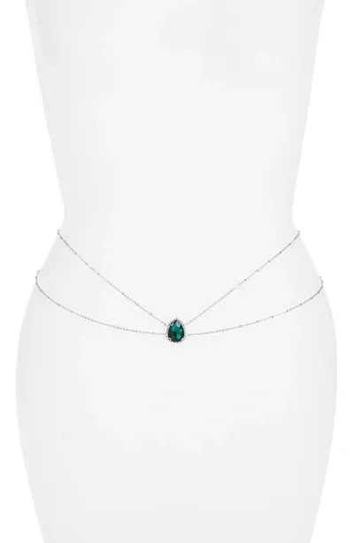 Vidakush Heart Of The Ocean Belly Chain In Green