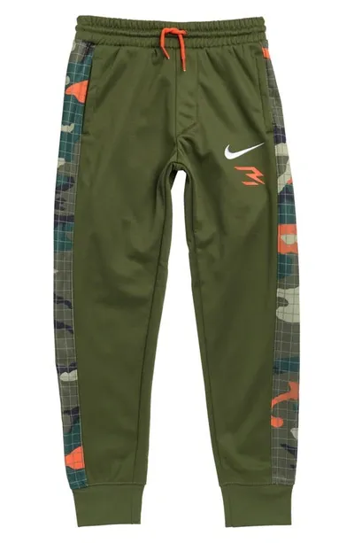 3 Brand Kids' Hustle Joggers In Rough Green