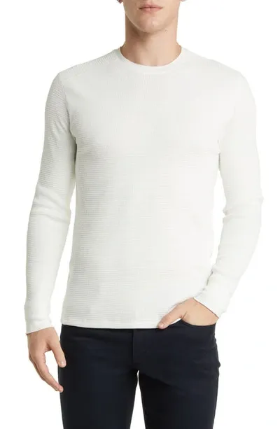 Vince Thermal Long Sleeve T-shirt In Neutrals