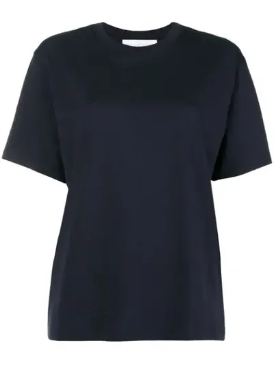 Victoria Victoria Beckham Crew Neck T In Blue