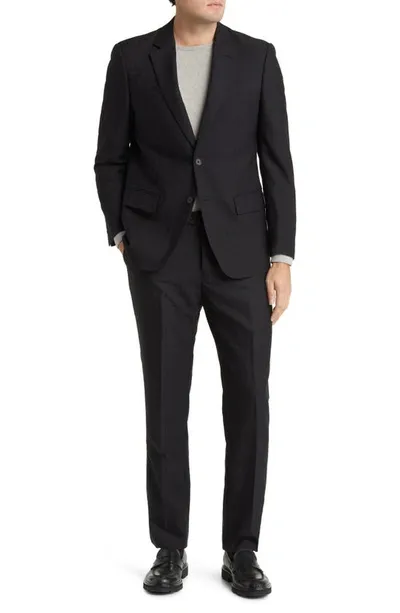 Daniel Hechter Norris Black Windowpane Wool Suit