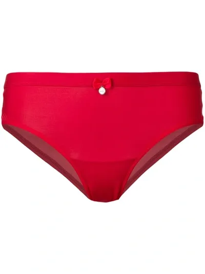 Marlies Dekkers Brazilian Briefs In Red