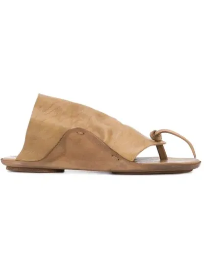 Uma Wang Oopanca Sandals In Brown