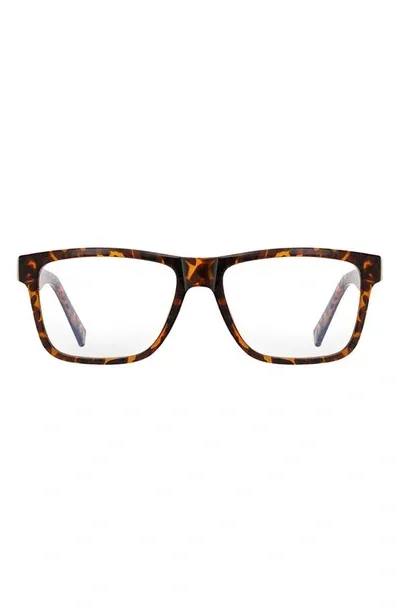 Fifth & Ninth Parker 57mm Square Blue Light Blocking Glasses In Torte