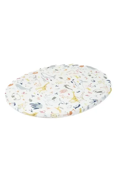 Stokke Kids'  Sleepi™ Pehr V3 Organic Cotton Mini Fitted Bed Sheet In Into The Wild