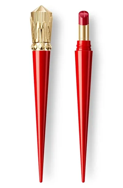 Christian Louboutin Rouge Stiletto Glossy Shine Lipstick In Rouge Louboutin 