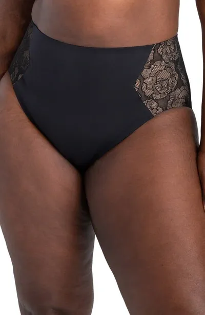 Honeylove High Waist Lace Briefs In Runway