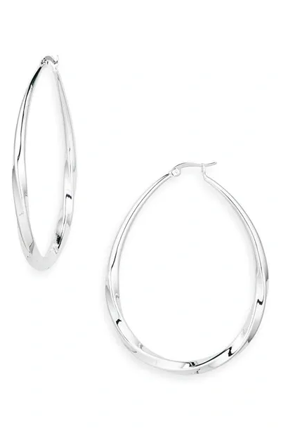 Miranda Frye Karlie Twist Hoops In Silver