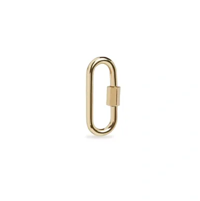 Olivia & Pearl Classic Carabiner Small In Carib/yg/s