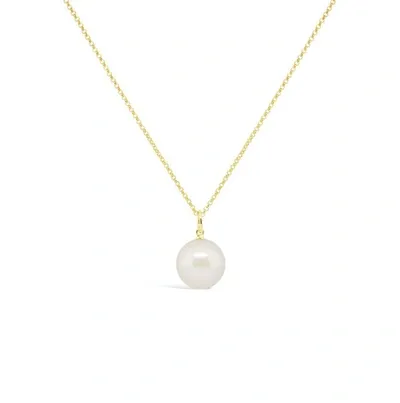 Olivia & Pearl Uat Power Pearl Pendant In 18ct Yellow Gold In O&p/ppp/yg/32