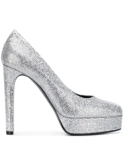 Casadei Metallic Platform Pumps